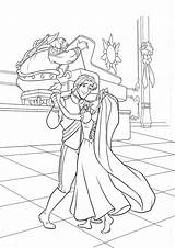 Coloring Pages Rapunzel Tangled Wedding Flynn Disney Color Dance Princess Kids Printable Fashion Show Raiponce Coloriage Colouring Print Lanterns Cana sketch template
