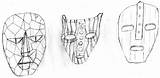 Mask Jim Carrey Coloring Pages Deviantart Template Masks sketch template