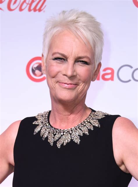 jamie lee curtis s white pixie best celebrity haircuts 2019