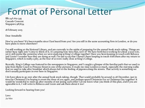personal letter collection letter template collection