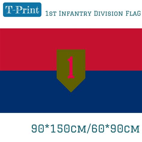 feet usa st infantry division flag cm cm  office