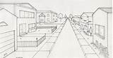 Perspective Beginners Drawing Events Town sketch template