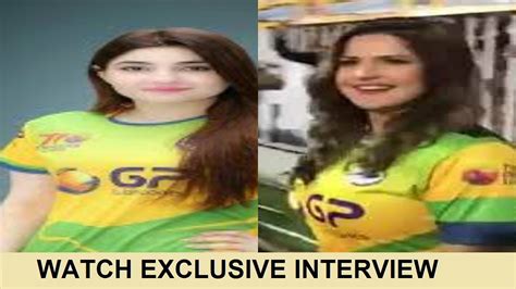 exclusive interview  zareen khan  gul panra  league pukhtoon team video dailymotion