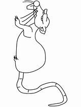 Coloring Rat Pages Animals Rat2 Cartoon Nessie Scotland Books Popular Library Clipart Advertisement sketch template