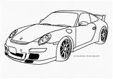 Porsche Coloring Pages Car Popular Boys sketch template