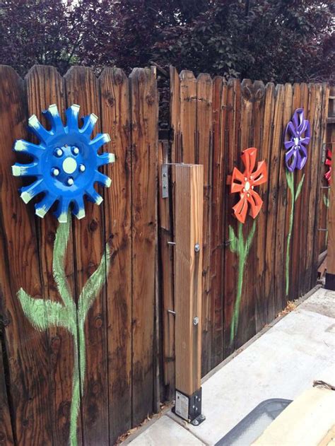 unique garden fence decoration ideas  follow farmfoodfamily