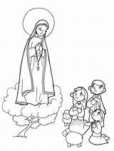 Fatima Madonna Immagini Colorare Incantevole Qumran Pastorale Materiale Bambini Disegni sketch template