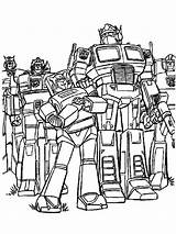 Coloring Pages Autobot Transformers Transformer Printable Boys Color Print Recommended sketch template