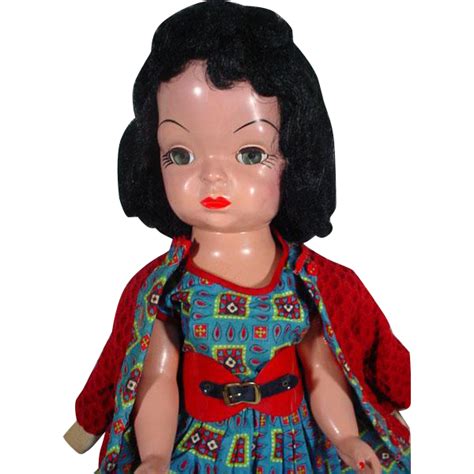 vintage mary jane hard plastic doll 1955 terri lee look a like from