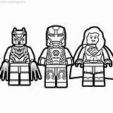 Panther Pages Xcolorings Avengers Funko Superheroes Supergirl Mask sketch template