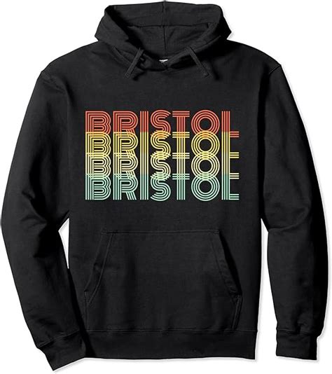 bristol retro home vintage city hometown pullover hoodie amazoncouk fashion