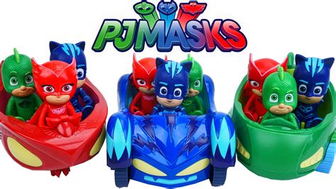pj masks vehicles cat car gekko mobile owl glider   romeo night