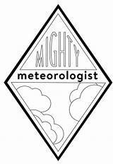 Meteorologist Mighty sketch template