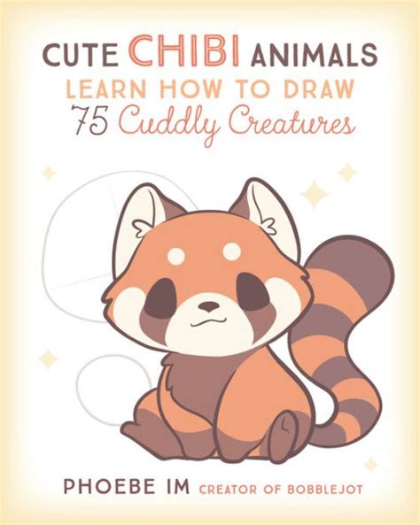 cute chibi animals learn   draw  cuddly creatures  phoebe im