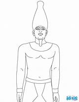 Snefru Pharaoh Coloring Pages Color Egypt Print Hellokids Online sketch template
