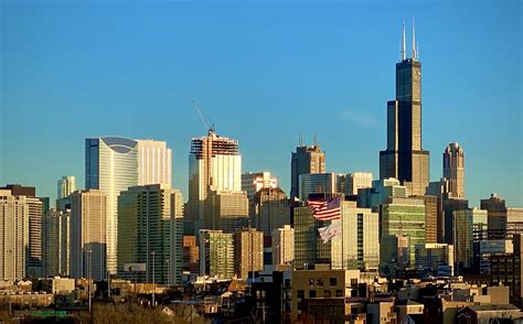 chicago skyline showing    years day rchicago