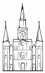 Cathedral Catedral Clipground sketch template