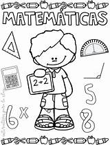 Matematicas Caratulas Carátulas Cuadernos Primaria Libretas Colegio Matemática Animadas Creativas Caricaturas sketch template