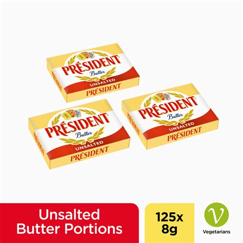 president unsalted butter portion lactalis professional foodservice