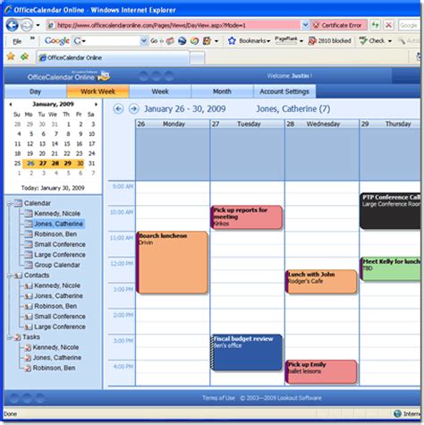 access outlook calendars