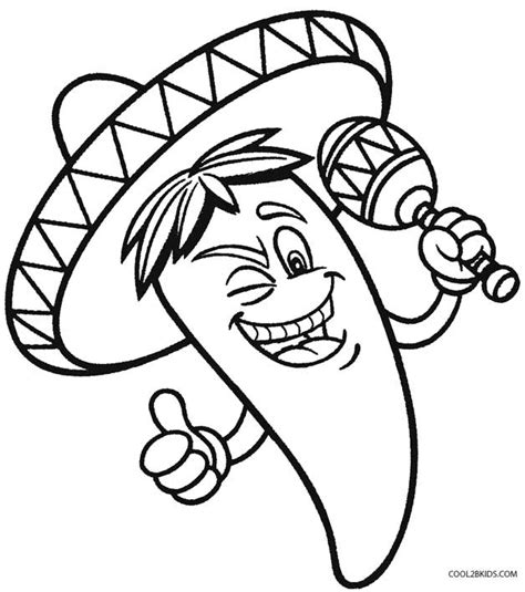 printable cinco de mayo coloring pages  kids coolbkids