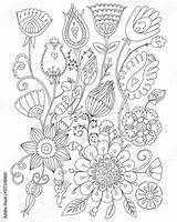 Coloring Stress Adults Anti Floral Comp Contents Similar Search sketch template