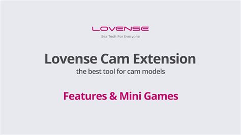 cam 101 lovense cam extension features and mini games youtube