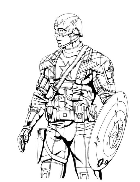 avengers coloring pages  coloring pages  kids captain