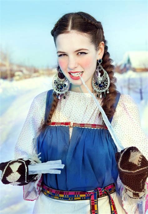 Beautiful Slavic Folklore With Julia Galimova Russian Beauty Russian