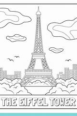 Coloring Pages Landmarks Printable sketch template
