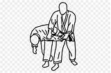Olahraga Mewarnai Karate Unduh Tempur Pakaian sketch template