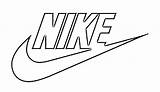 Nike Logo Coloring Pages Logos Color Template Sketchite sketch template