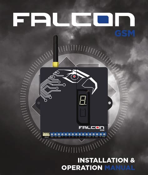 falcon gsm installation  operation manual   manualslib