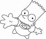Coloring Simpsons Pages Printable Kids sketch template
