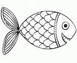 Peixe Piranha sketch template