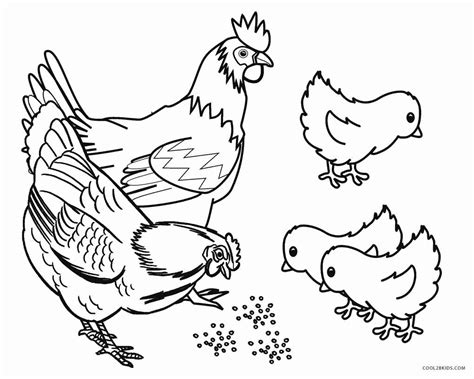 printable farm animal coloring pages  kids