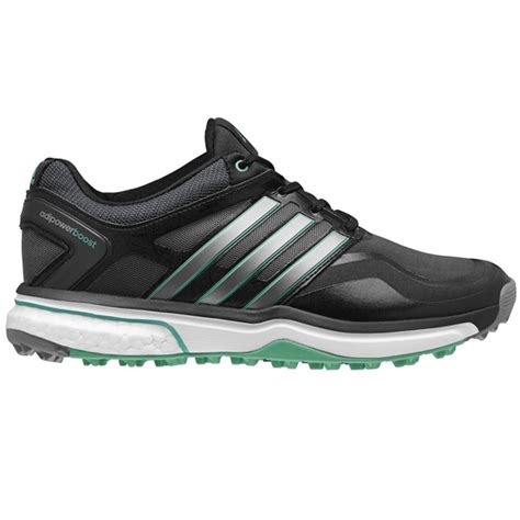 shop adidas adipower sport boost golf shoes ladies closeout blacksilvergreen  shipping