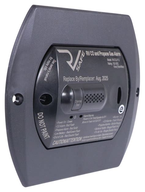 rv propane gas  carbon monoxide detector  volt  wire black rv safe rv gas detectors
