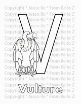 Vulture Abcs sketch template