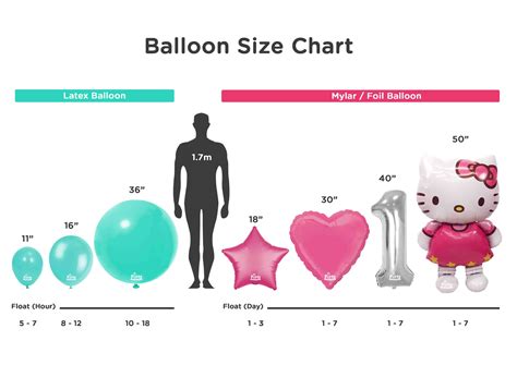 balloon shapes sizes artofit