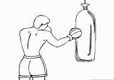 Boxing Coloring Pages Boxer Printable Olympic Library Clipart Gif Popular Books sketch template
