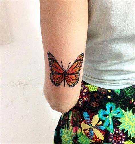 Butterfly Tattoo Elbow David Baptiste Chirot