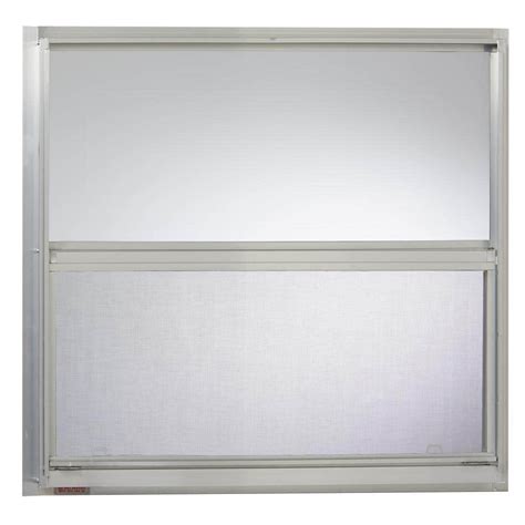 tafco windows      mobile home single hung aluminum window silver mhw