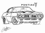 Firebird Pontiac 1969 Weasyl sketch template