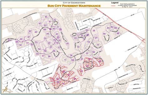 archived page  city  georgetown texas sun city texas map  printable maps