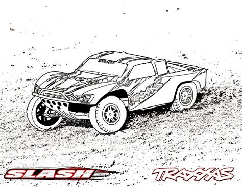 rc car traxxas coloring pages traxxas  maxx monster truck coloring