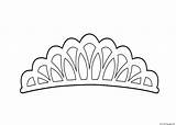 Tiara Tiaras Crowns Coroa Krone Coronas Coroas Vorlage Anna Dibujar 4kids Plantillas sketch template