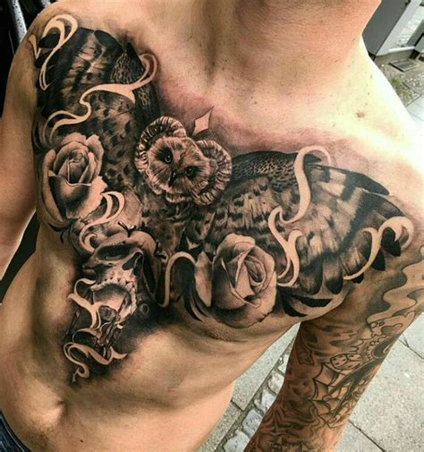pin  lisa dahlstrom  tattoo art cool chest tattoos chest piece