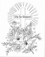 Risen He Coloring Pages Easter Jesus Colouring Sheets Scripture Rose Flandersfamily Info Printable Bible Reason Print Click Choose Board sketch template