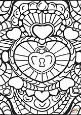 Coloring Pages Abstract Patterns Heart Colorama Printable Colouring Print Geeksvgs Mandala Book Color Adults Getcolorings Categories sketch template
